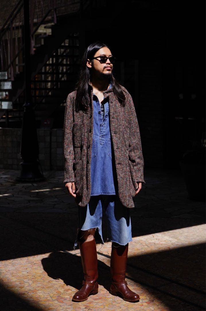 【極美品】23AW 定価18万 NICENESS ナイスネス ツイードジャケット