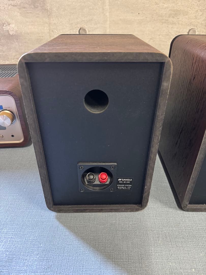 ☆サンスイ 真空管ハイブリッドアンプ搭載CDステレオシステムSMC-300BT