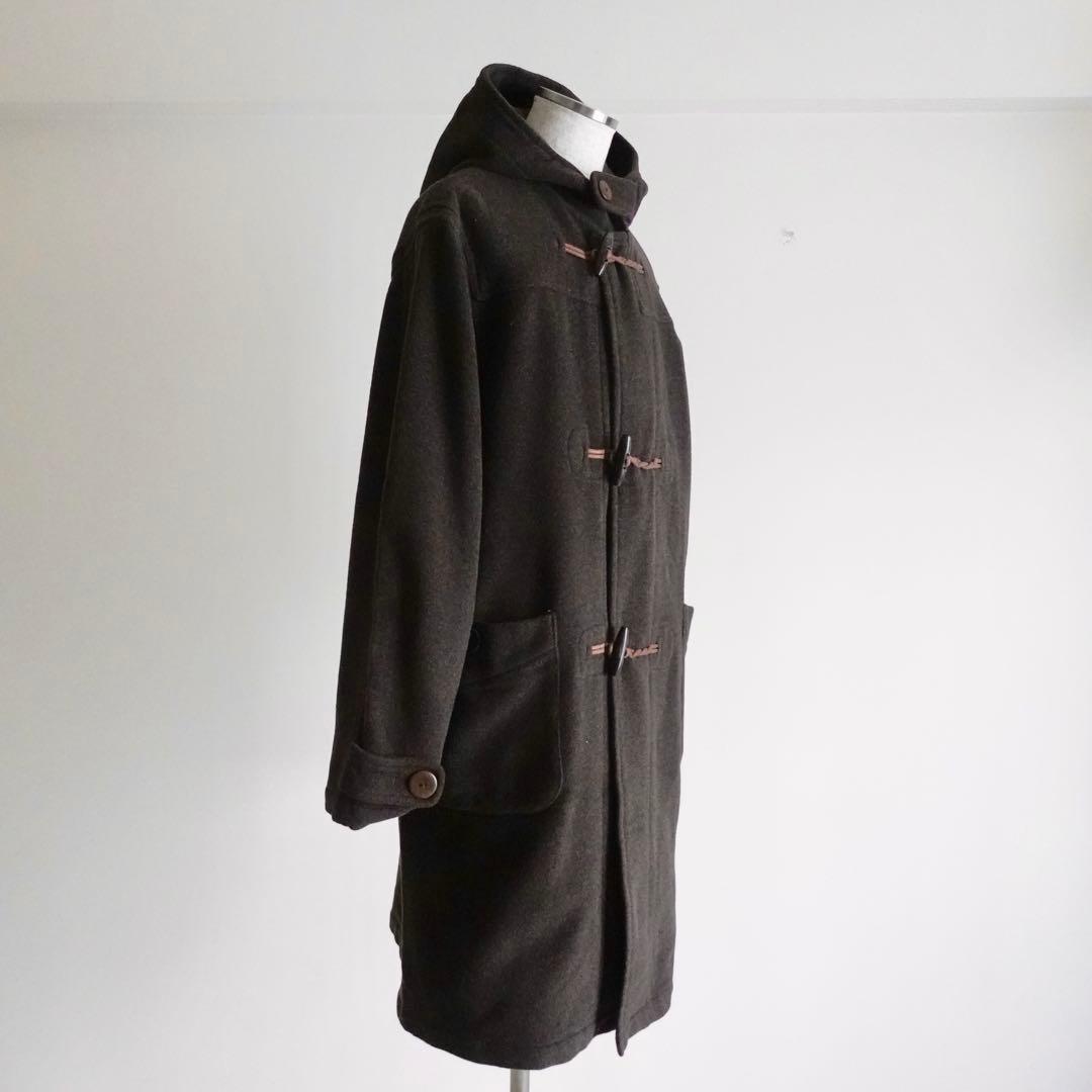 1990s DEZERT ウールメルトン　ダッフルコート　ブラウン　M