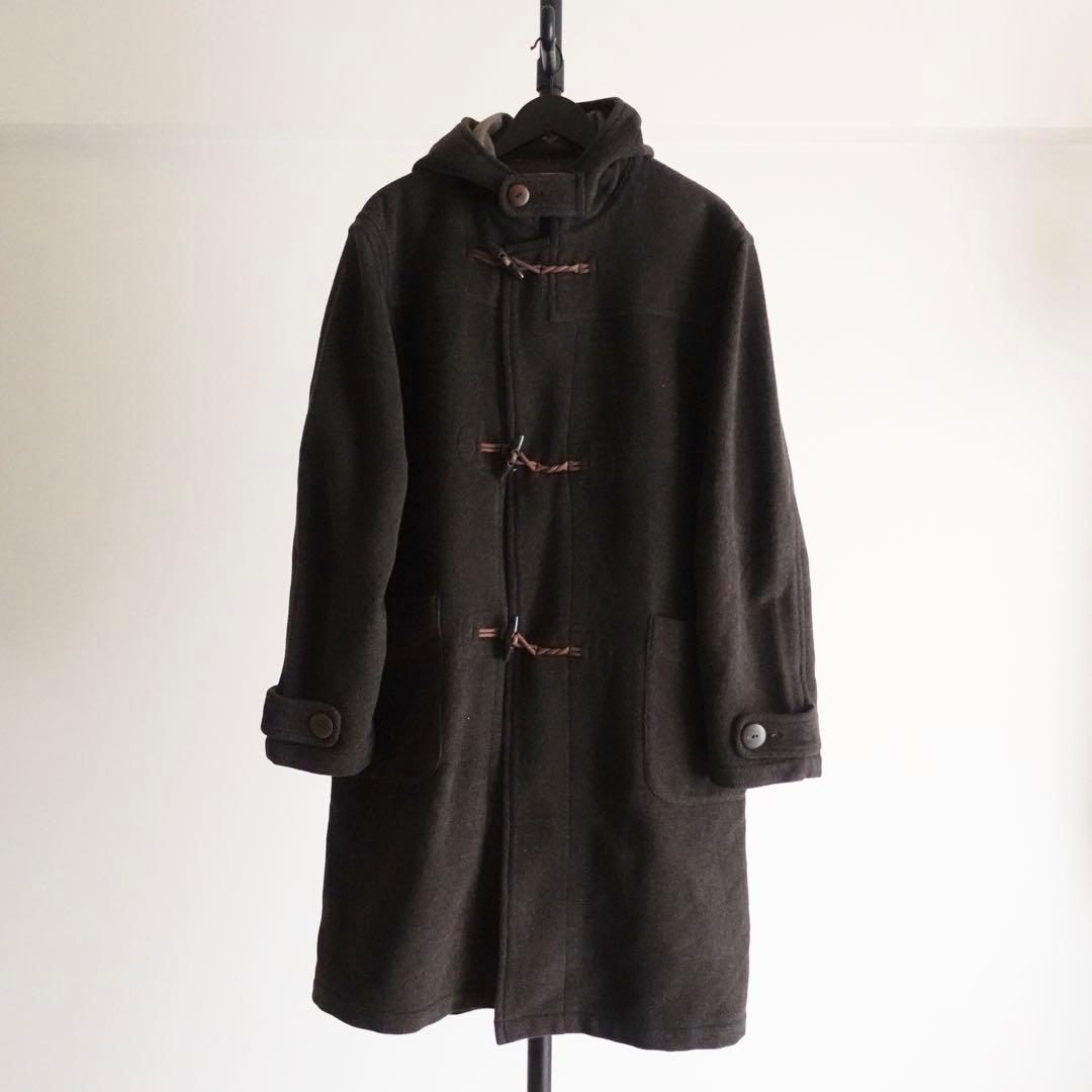 1990s DEZERT ウールメルトン　ダッフルコート　ブラウン　M