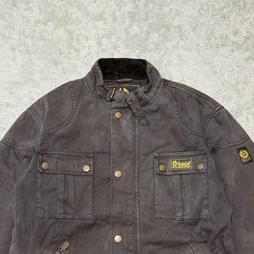 【希少】 Belstaff ショートオイルドジャケット L ショート丈 CC17