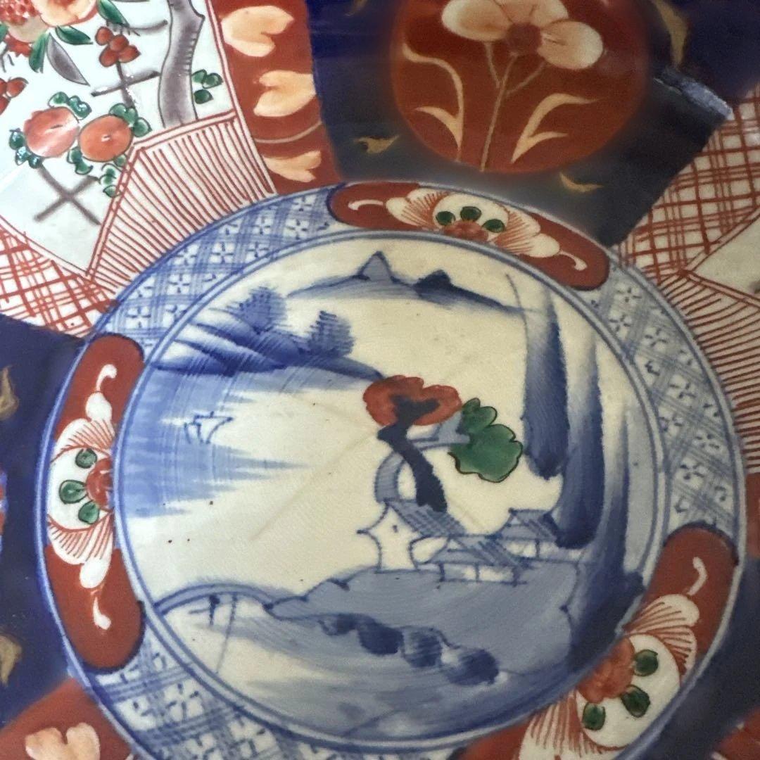 お値下げ❣️色絵陶器ボウル2点セット 難あり