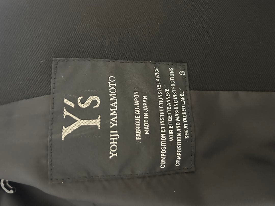 Y's Yohji Yamamoto ブラック テーラードジャケット サイズ3