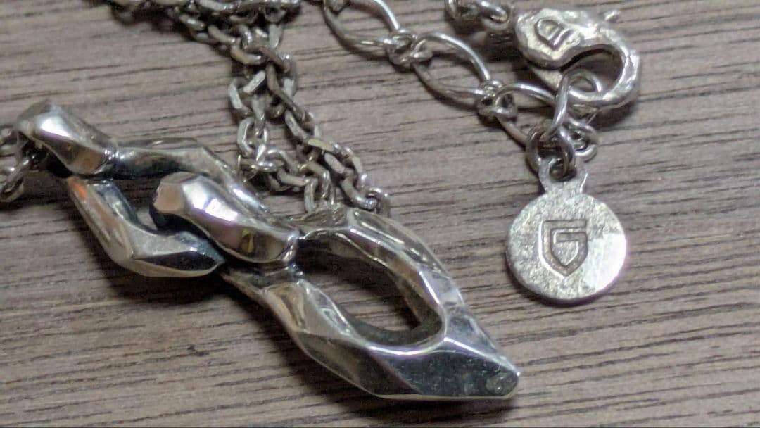 ペ*こ様 希少 GARNI クロッケリーネックレス シルバー925