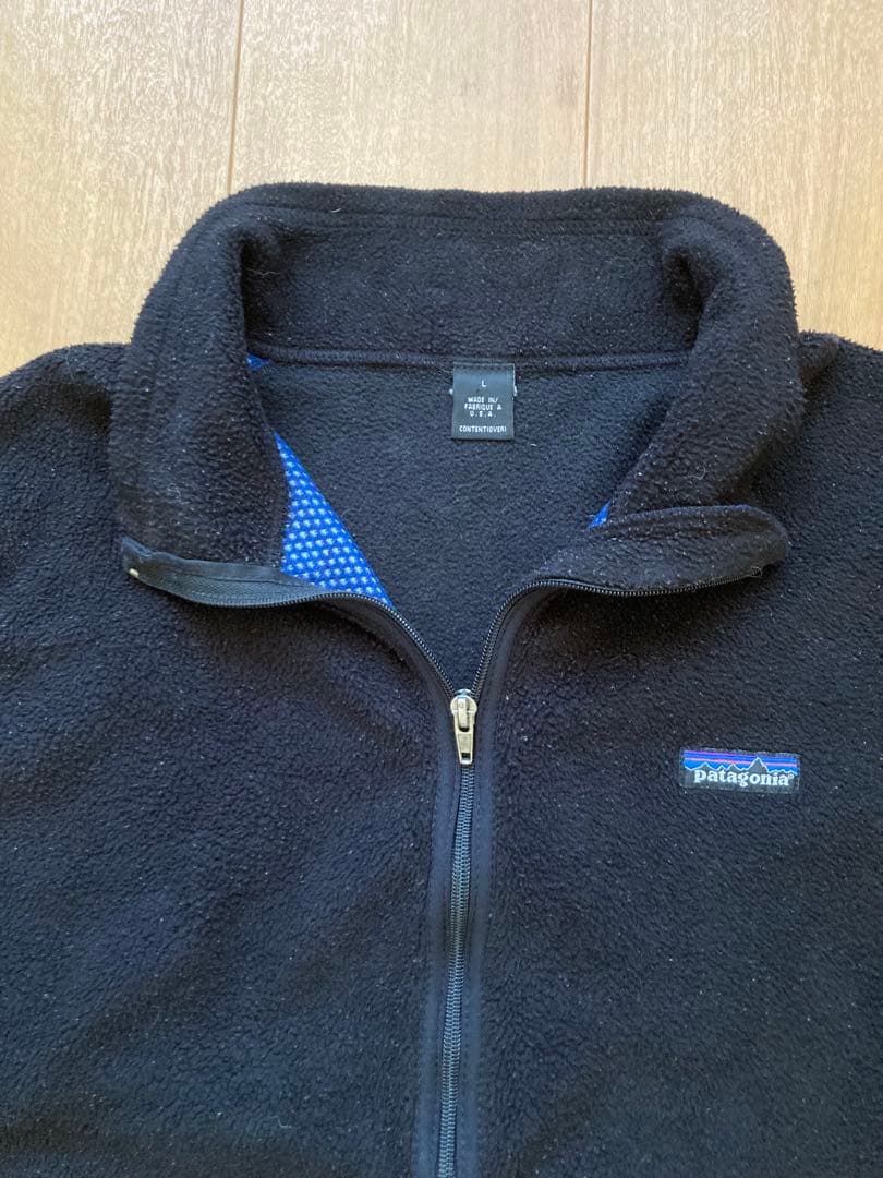 Patagonia 【⭐️アメリカ製】　フリースベスト　 Lサイズ　色：黒
