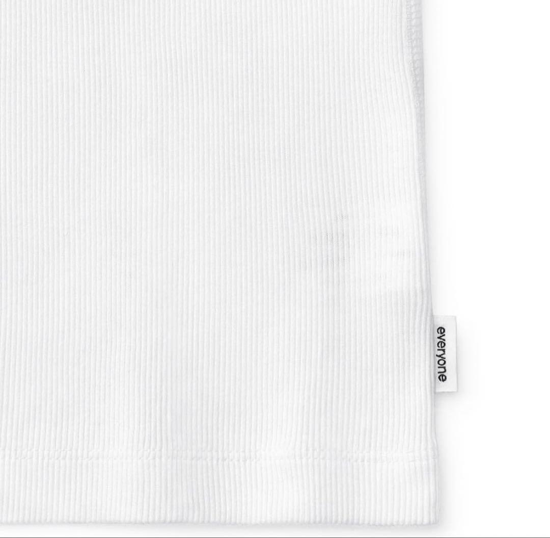 everyone rib tank top (WHITE) L 1枚