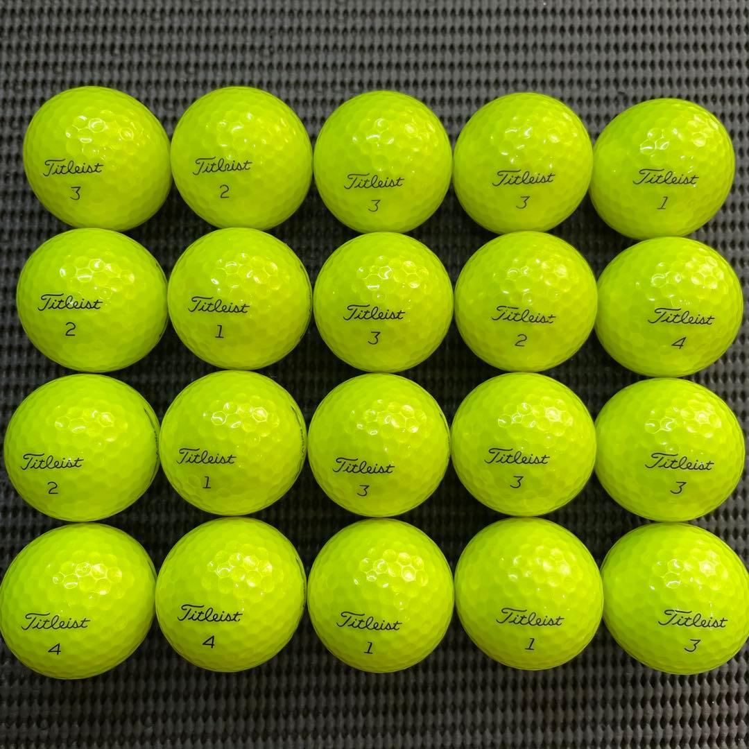 【タイトリスト PROV1★A】カラーロストボール 20個
