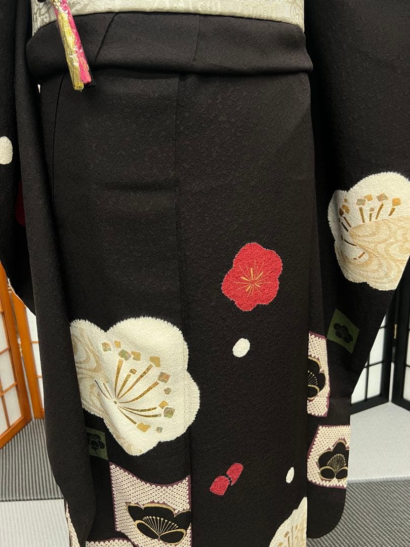 umean成人式 正絹振袖単品　＊帯、小物はサービスでお付けします