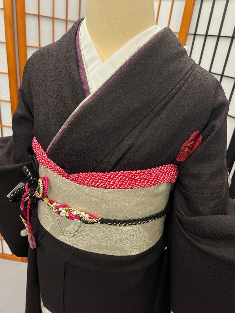 umean成人式 正絹振袖単品　＊帯、小物はサービスでお付けします