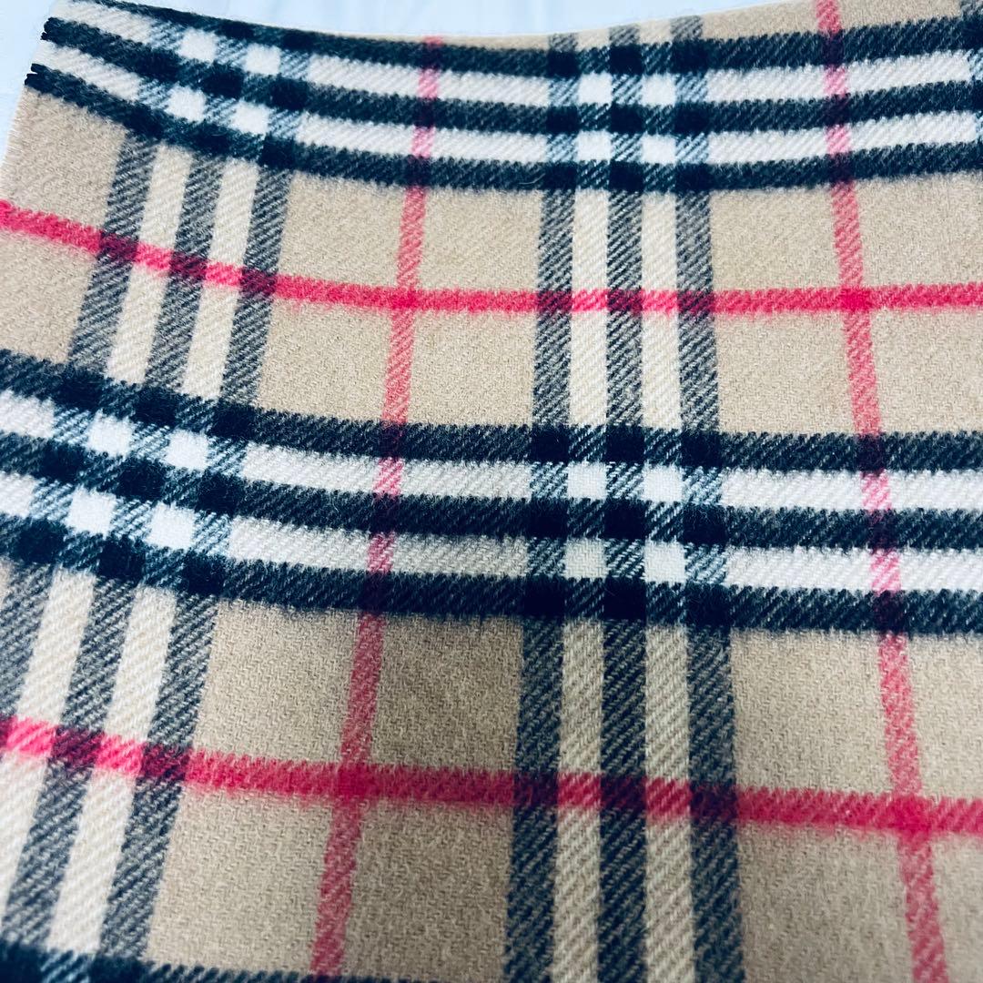 BURBERRYバーバリー マフラー カシミヤ100%ノバチェック