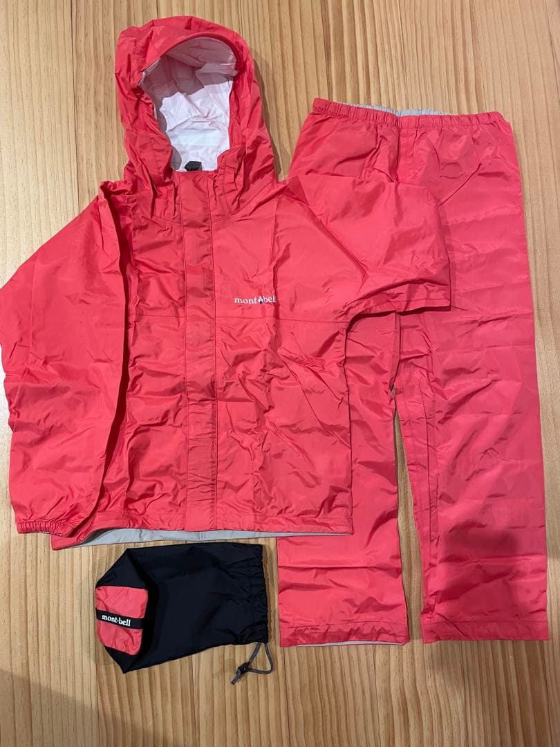モンベル　レインウェア　キッズ