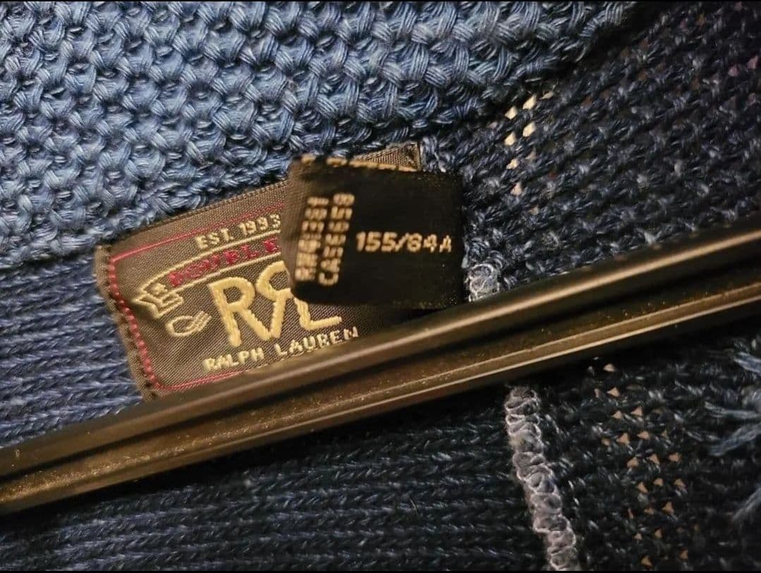 RRL Ralph Lauren インディゴネイビー カーディガン