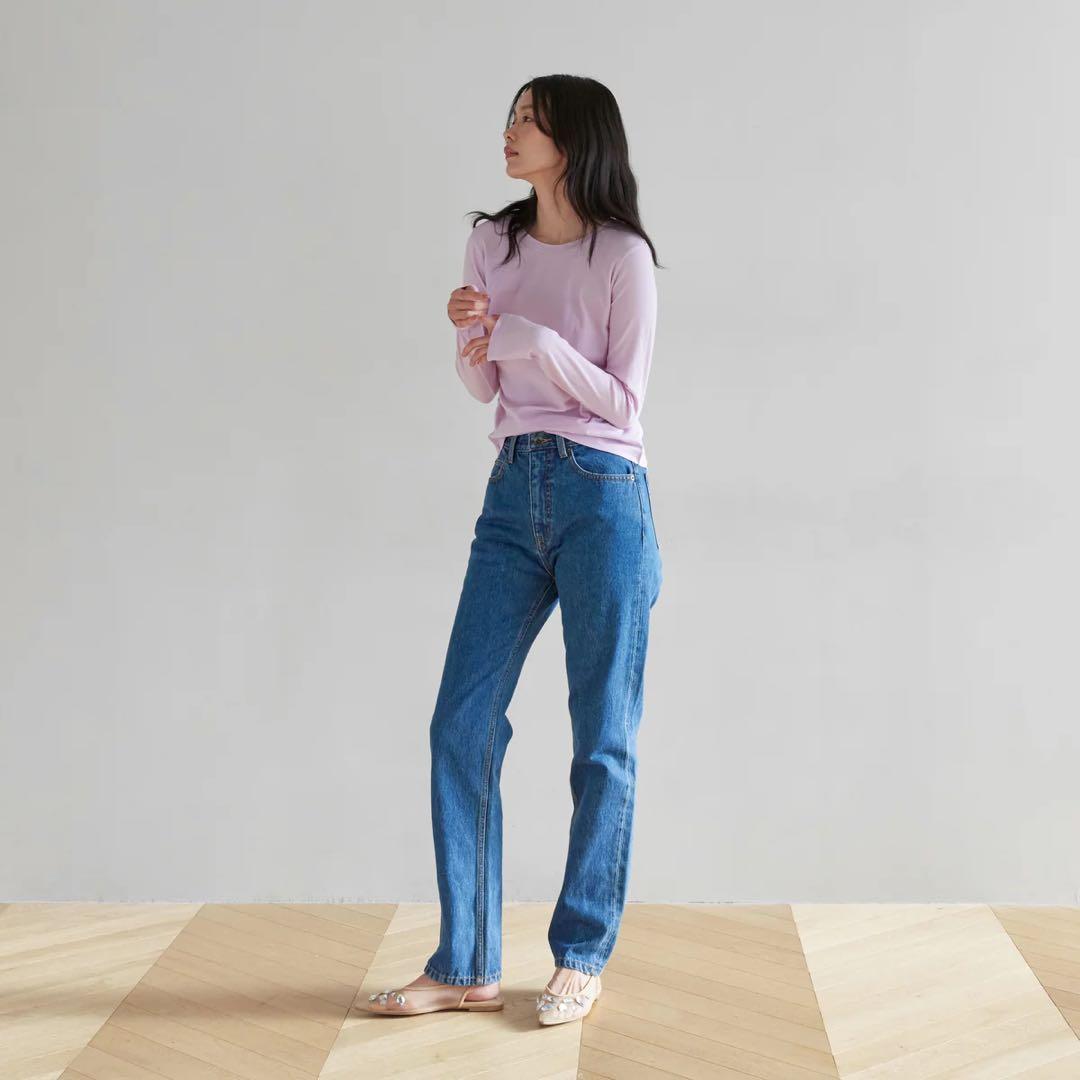 ※Hams　ハイウエストSlimストレート SRN02 25inch