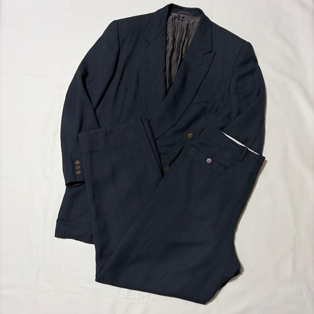80s GIORGIO ARMANI ダブルブレスト スーツ セットアップ