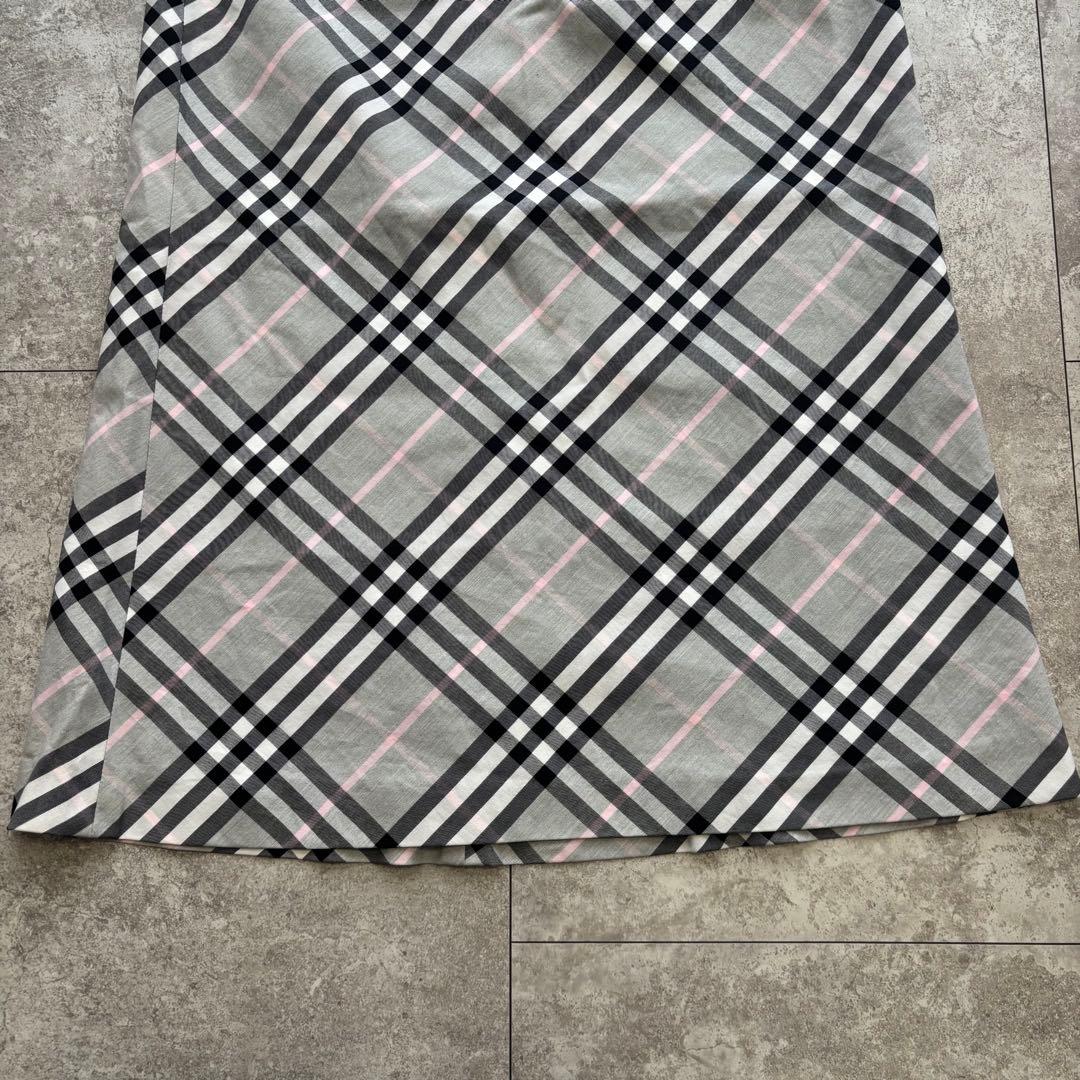 【美品】Burberry London ノバチェック　スカート　グレー　36