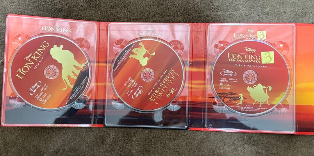ライオンキング トリロジー MovieNEX ブルーレイ+DVDセット
