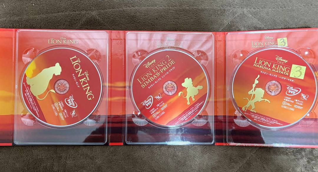 ライオンキング トリロジー MovieNEX ブルーレイ+DVDセット