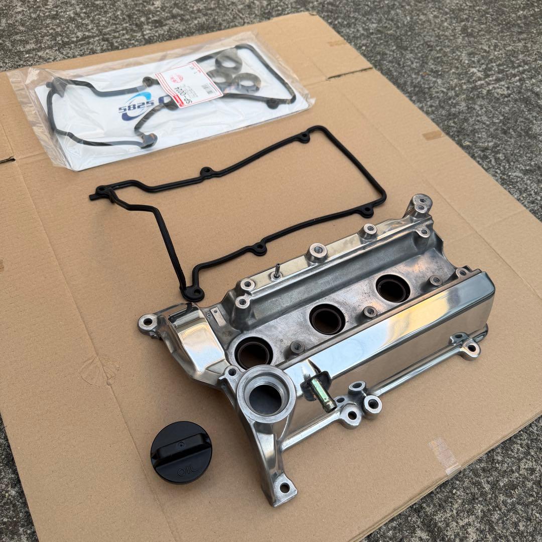 R*す様 再値下★ミラジーノ_ヘッドカバー_EF-DET_新品パッキンセット付_