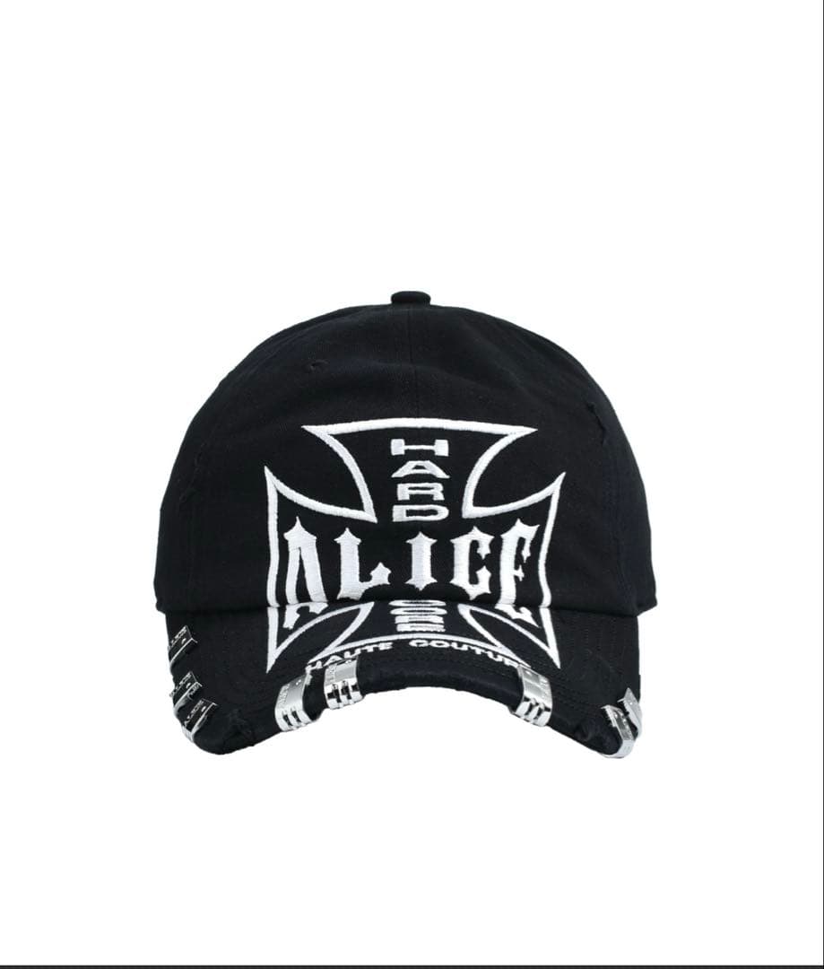 帽子 ALICE HOLLYWOOD CHOPPER CAP / BLK WHT
