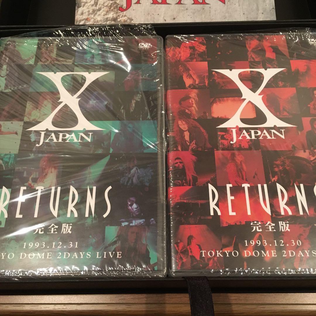 開封のみ！美品！X JAPAN/X JAPAN RETURNS 完全版 DVD