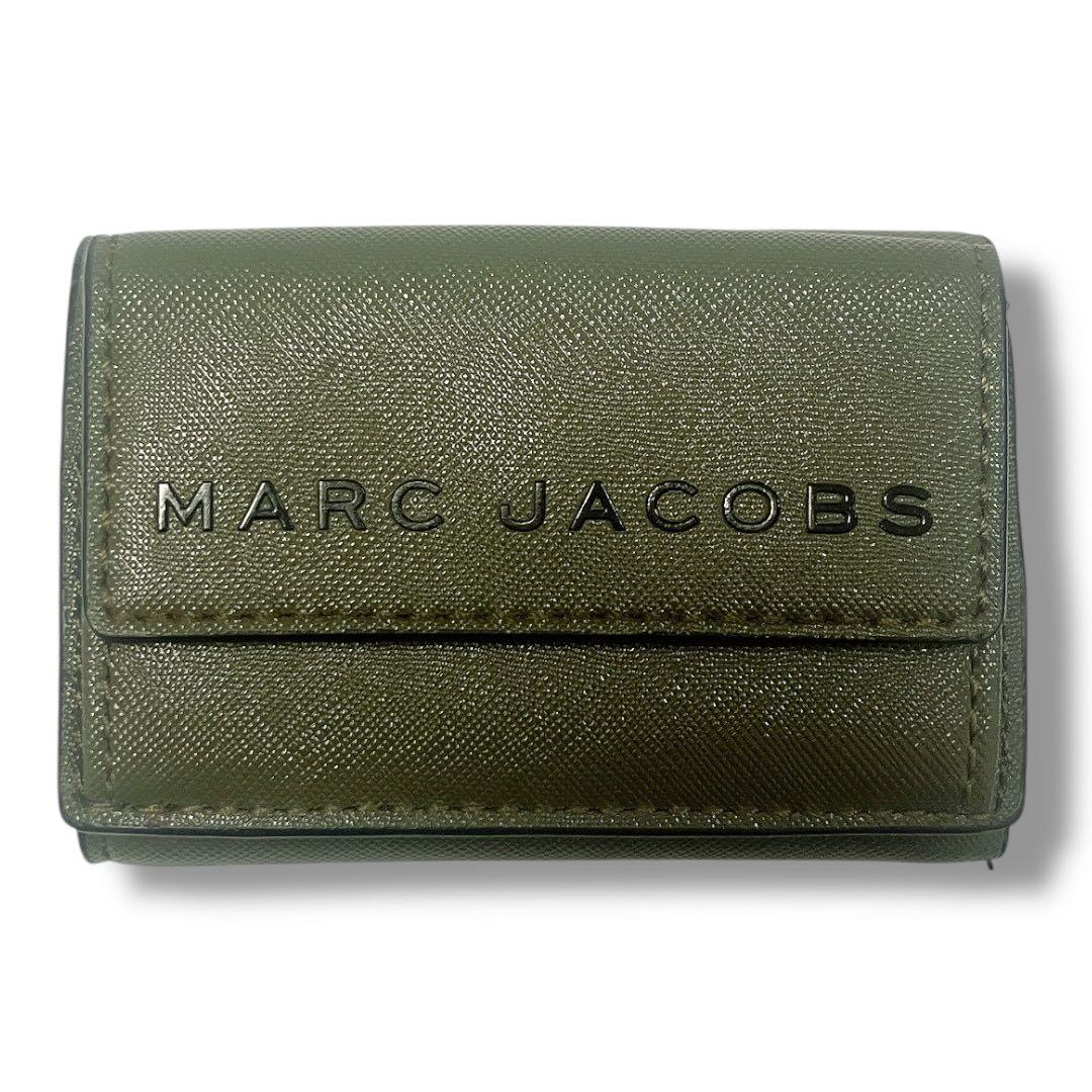 【未使用】MARC JACOBS 三つ折財布 コンパクトウォレット カーキ