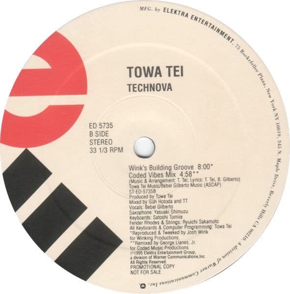 Towa Tei Technova 12 x 2 US promo レア