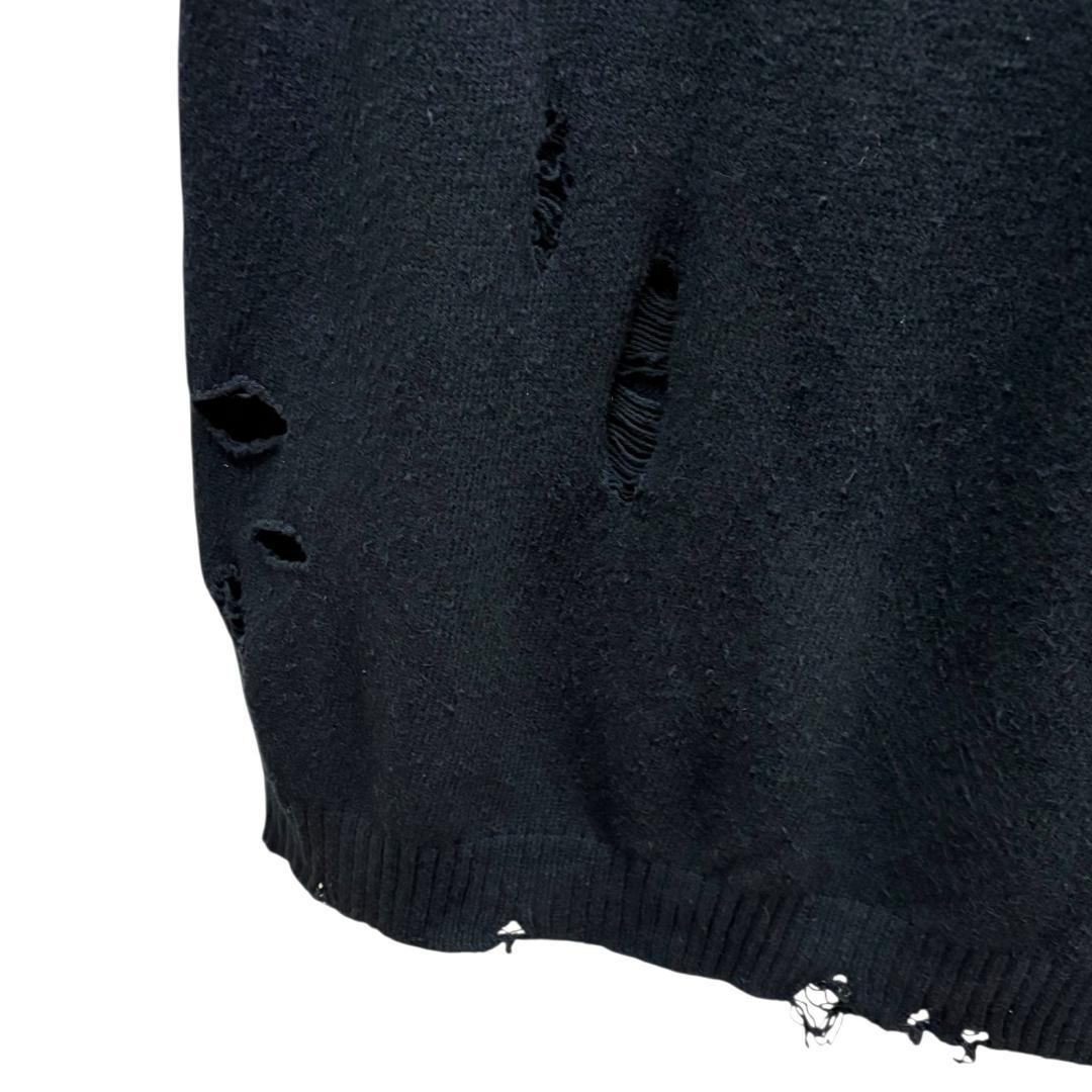 Yohji Yamamoto POUR HOMME ダメージ加工ニットベスト