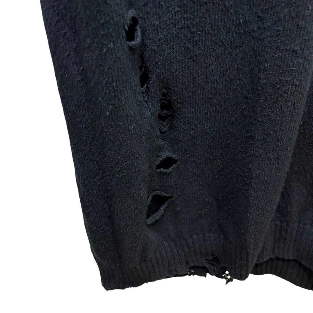 Yohji Yamamoto POUR HOMME ダメージ加工ニットベスト