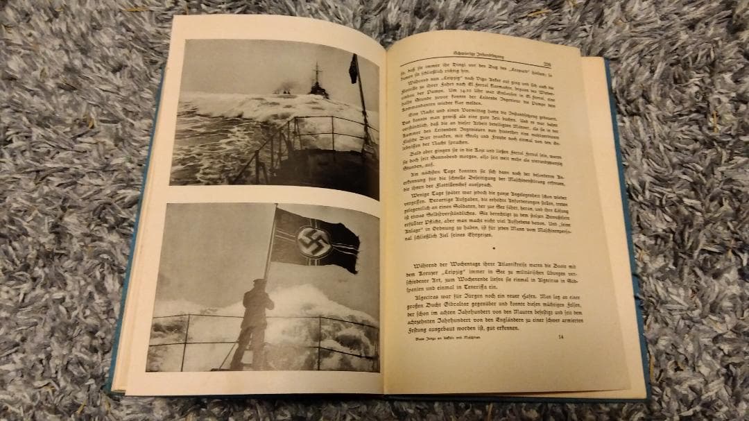 【古書】Blaue Jungs an Kesseln und Maschinen