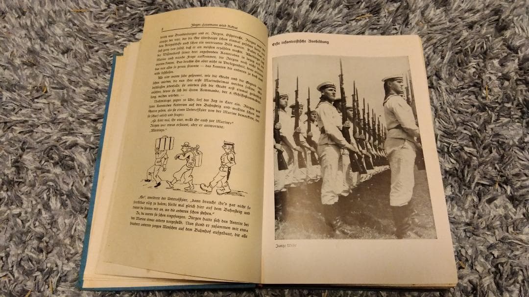 【古書】Blaue Jungs an Kesseln und Maschinen