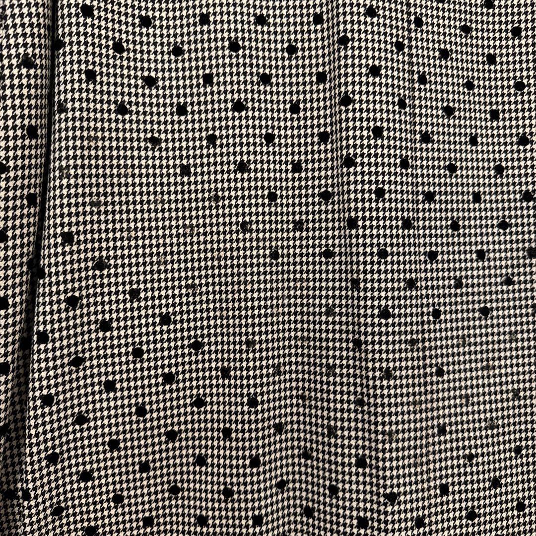 tricot COMME des GARCONS 千鳥格子 ドット ロングコート