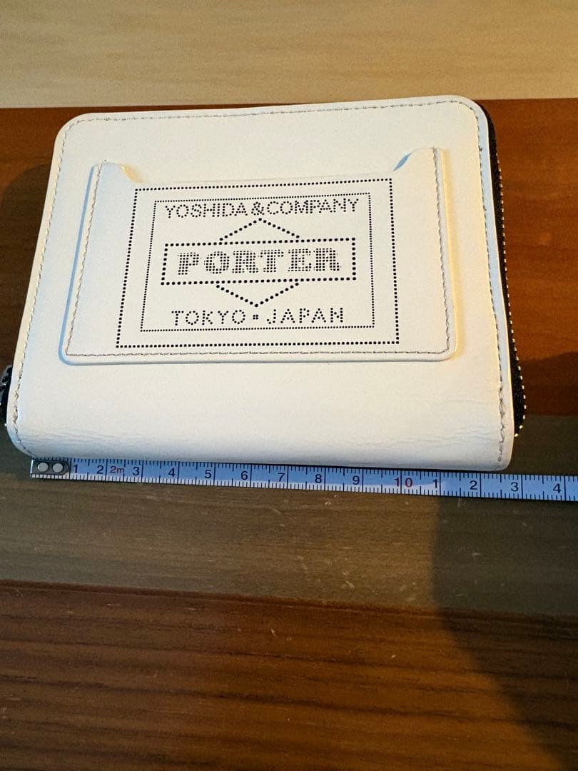 PORTER 二つ折り財布 スマイル 白