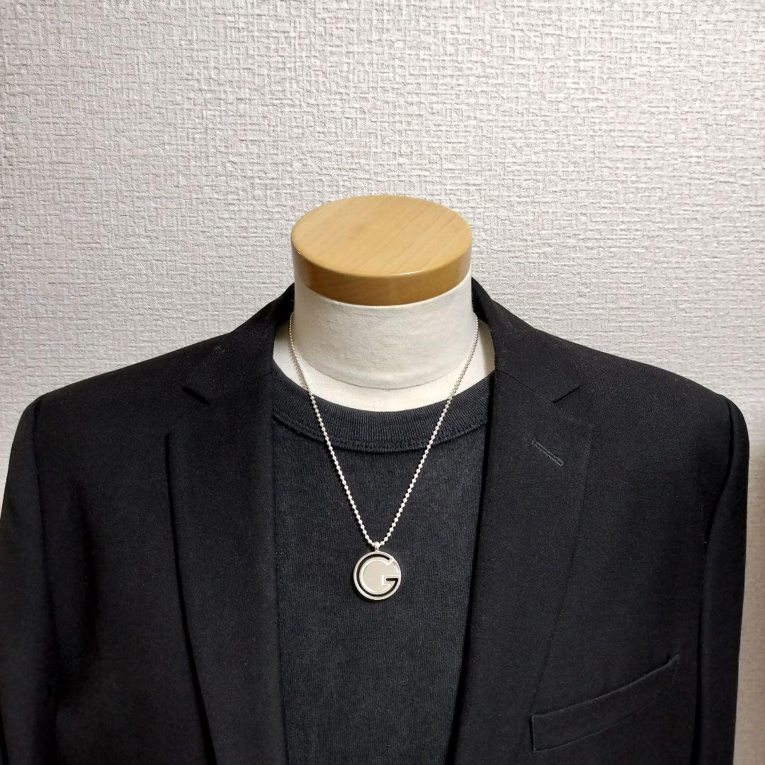 GUCCI ネックレス ラウンドG  トグル ロゴ 925 ボールチェーン