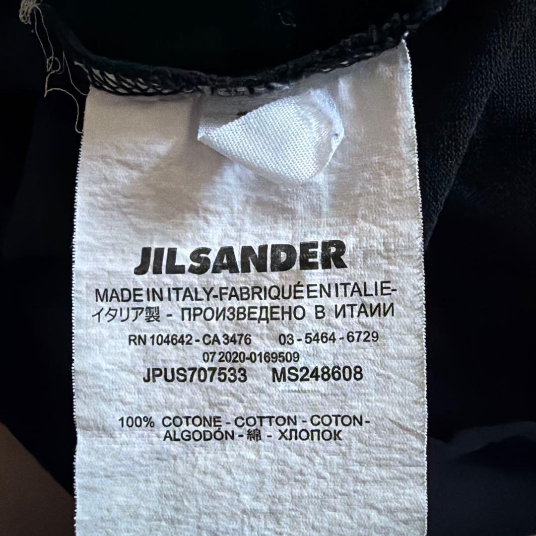 JIL SANDER ロゴプリント Tシャツ ブラック