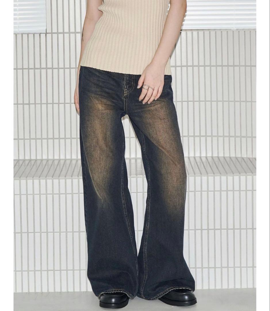 パンツ VEQUM RIM WIDE JEANS