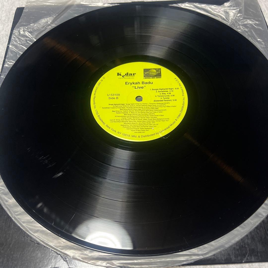 Erykah Badu レコード live LP