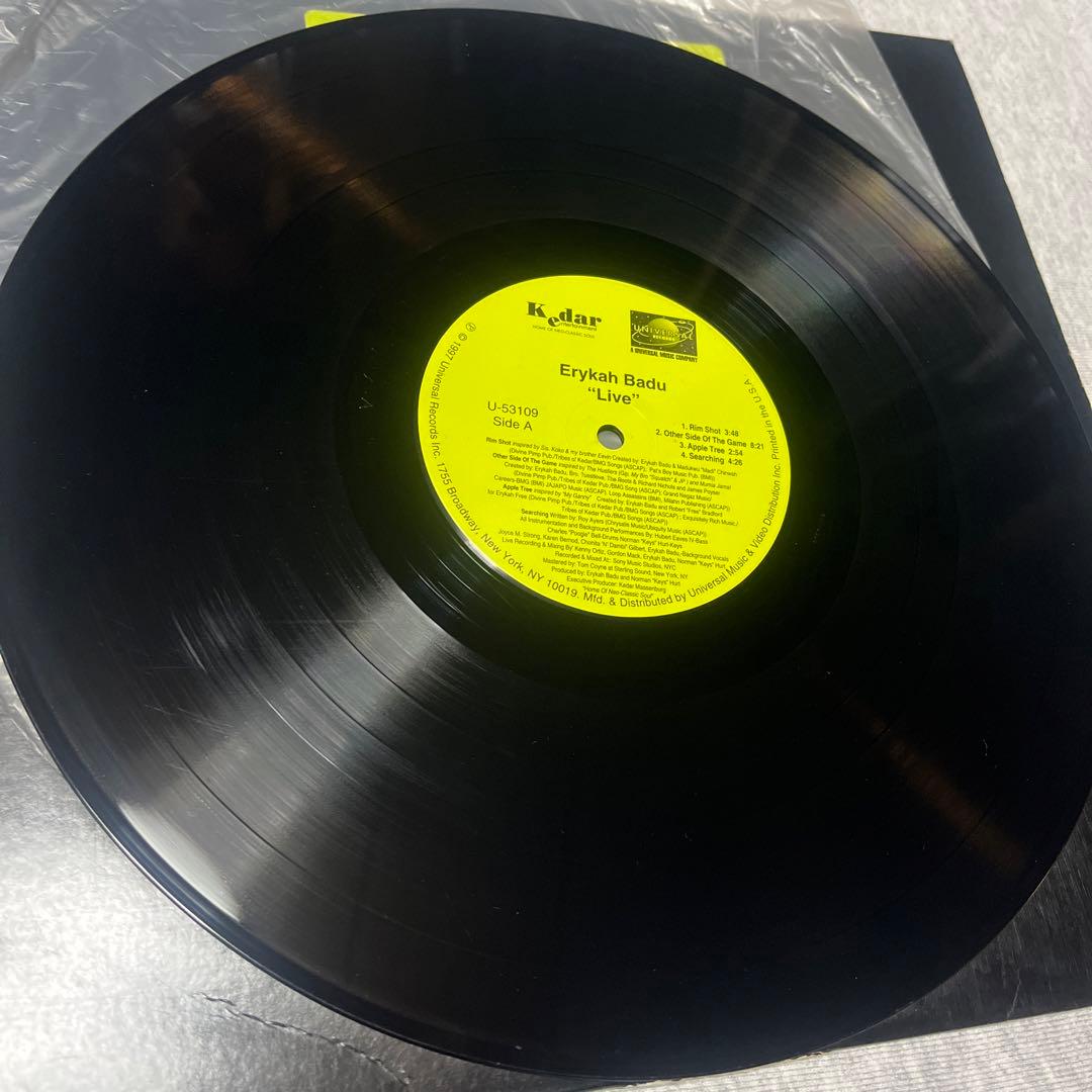 Erykah Badu レコード live LP