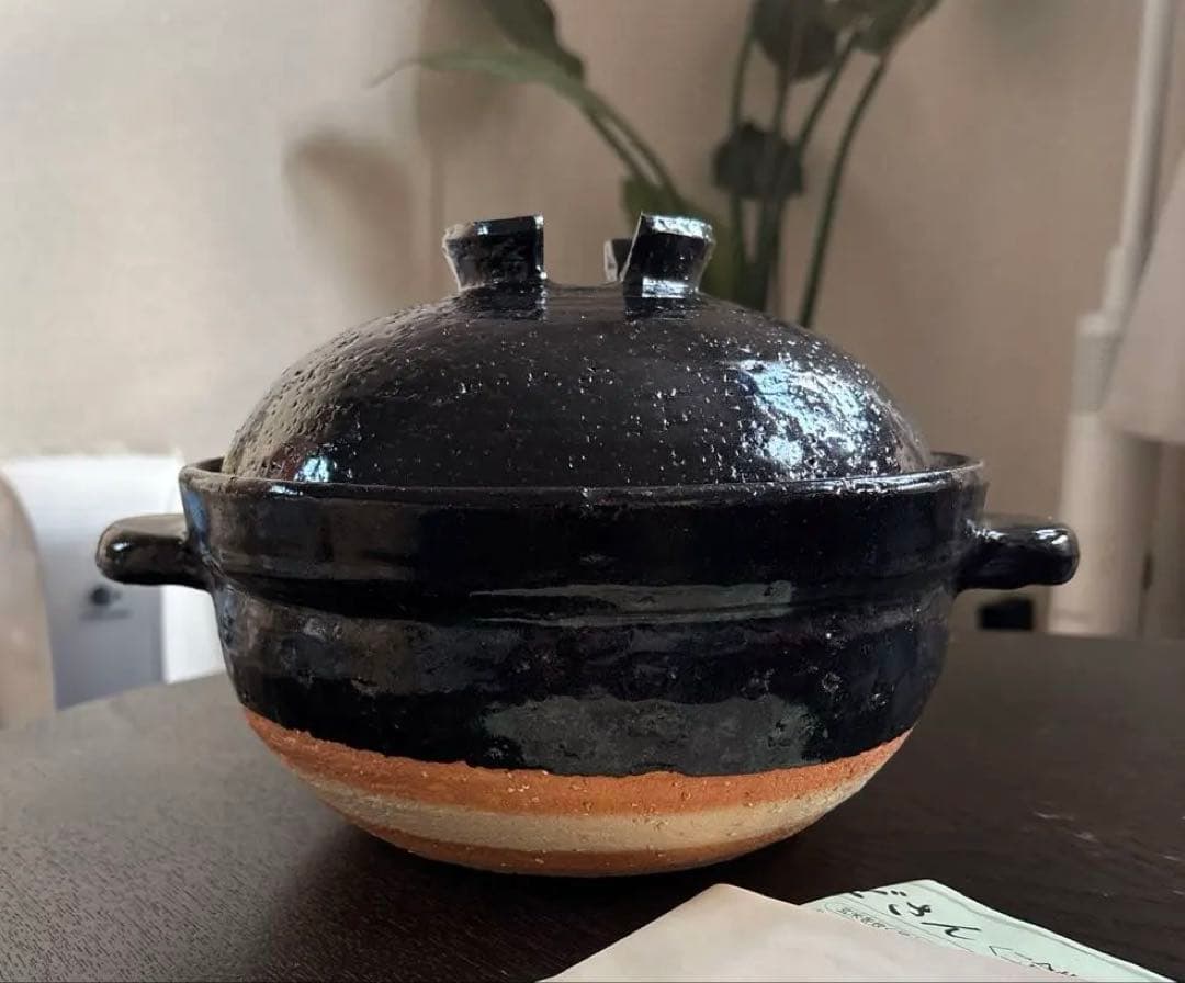 【新品】伊賀焼　長谷園　かまどさん〈2合炊き〉