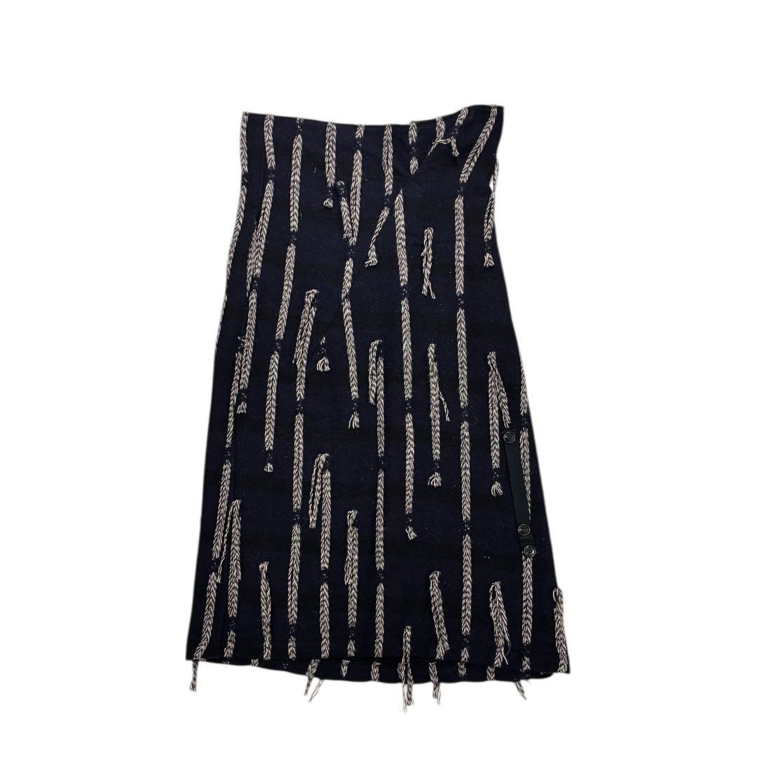 80年代 Yohji Yamamoto アーカイブ ネイビー メンズスカート