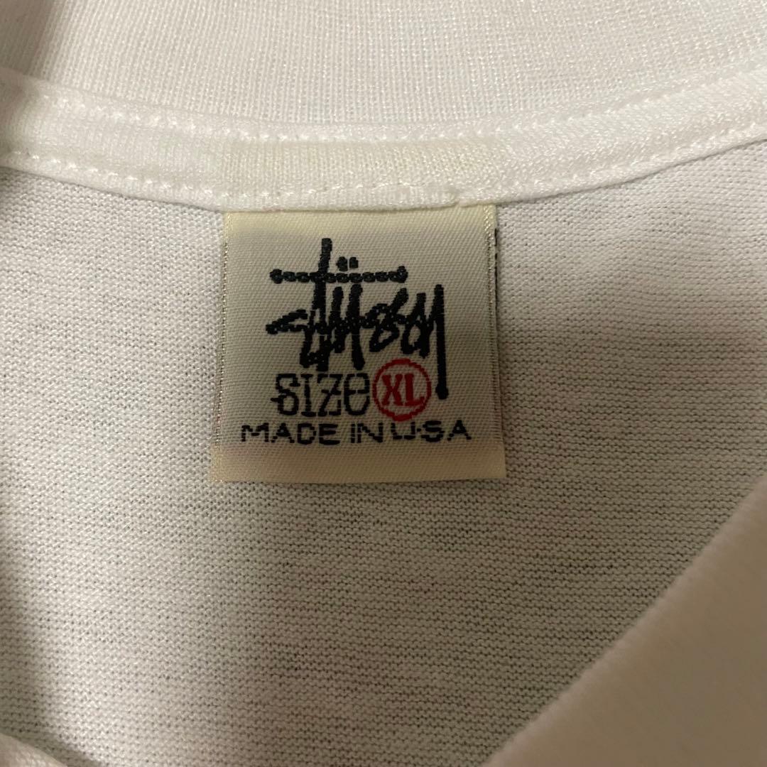 【USA製】Stussy Tシャツ まとめ2枚セット XL L 白 ヴィンテージ