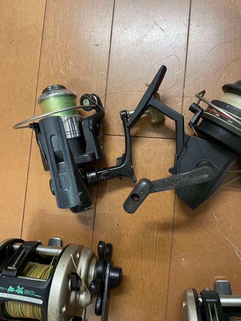 ❷リール16個 仕掛け 未使用釣り道具まとめ売り SHIMANOなど