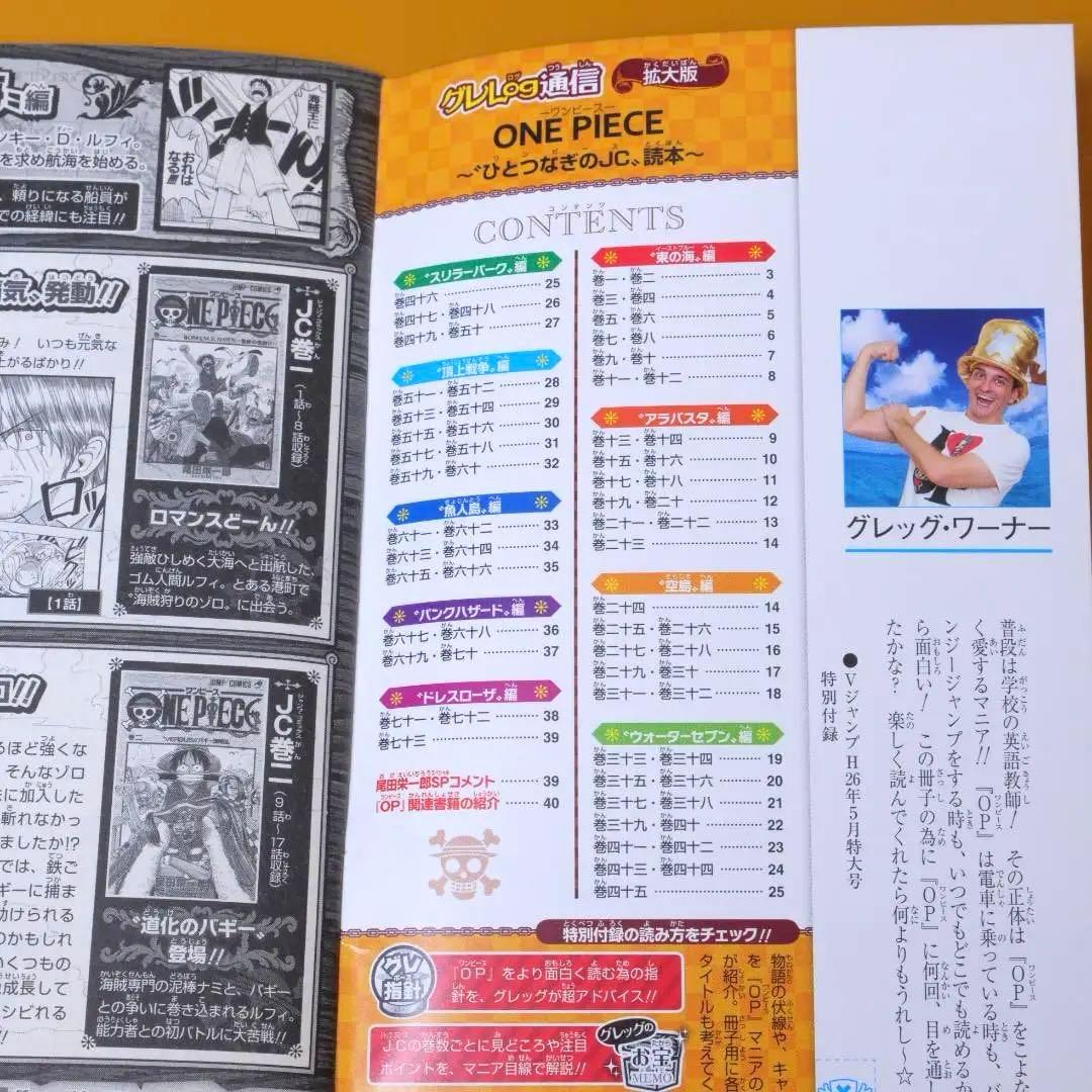 (レア) ONEPIECE　ひとつなぎのJC読本　グレLog通信