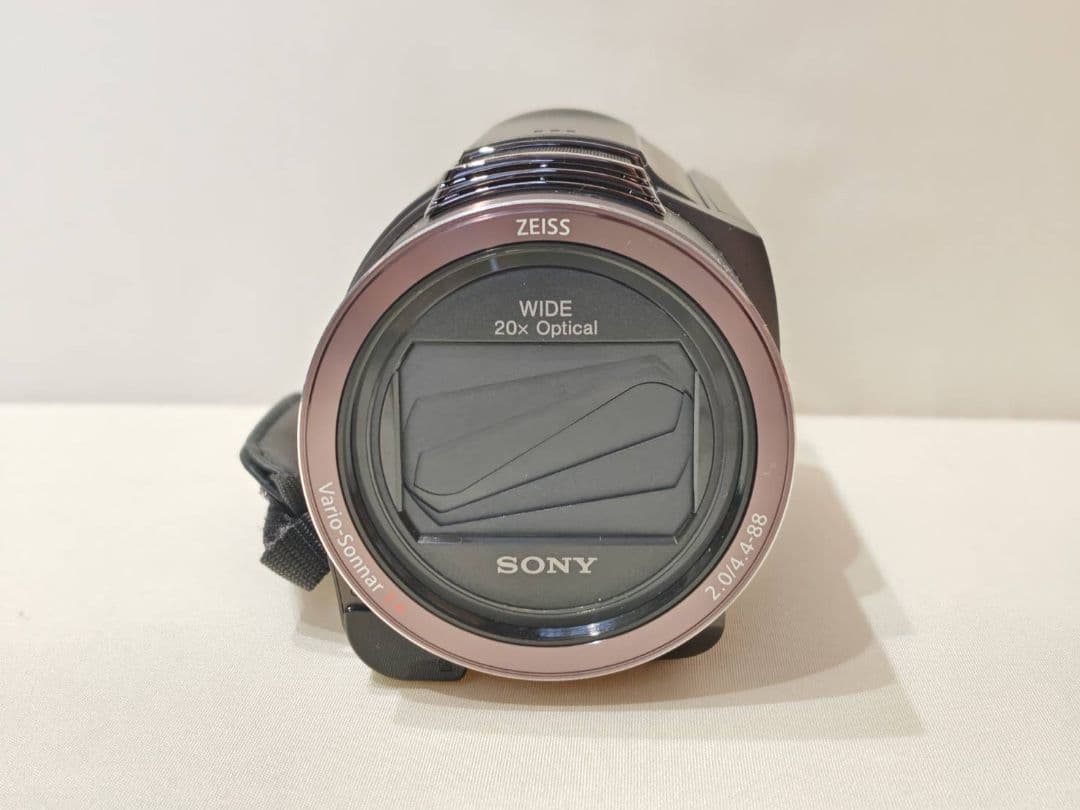 【美品】SONY 4Kビデオカメラ FDR-AX45 ブロンズブラウン付属品完備