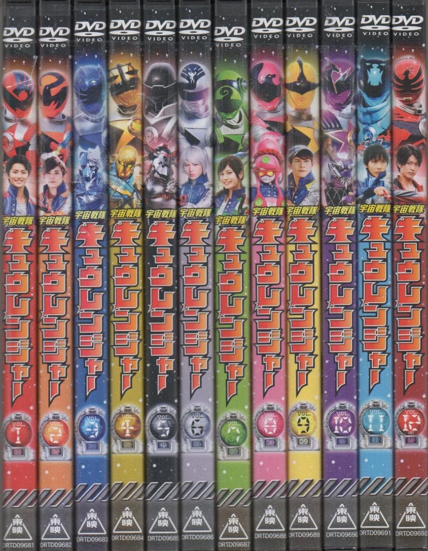 ●宇宙戦隊キュウレンジャー　全１２巻　ケース無し●レンタルDVD