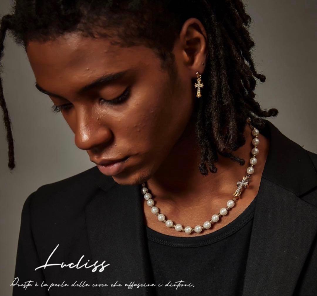 Lucliss Jewelry 【ラクリス】　 パールと十字架ネックレス