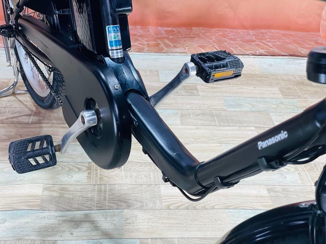 パナソニックギュット⭐️12AH！子供乗せ電動アシスト自転車Y3158-1