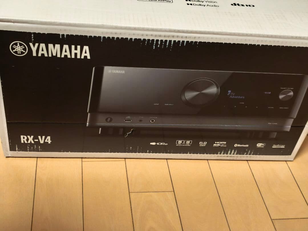 【新品・未開封】YAMAHA RX-V4A(B) 5.1ch AVレシーバー