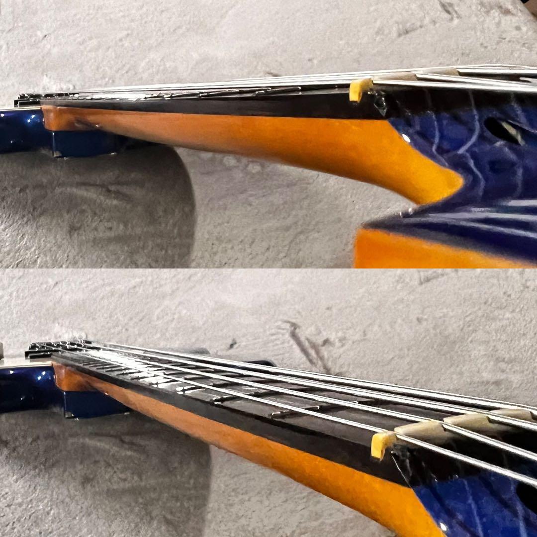 フォトジェニック ジャズベース メタリックブルー 管AX