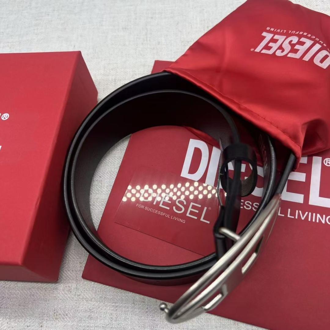DIESEL 　カウレザー　1DR　ブラック　ベルト
