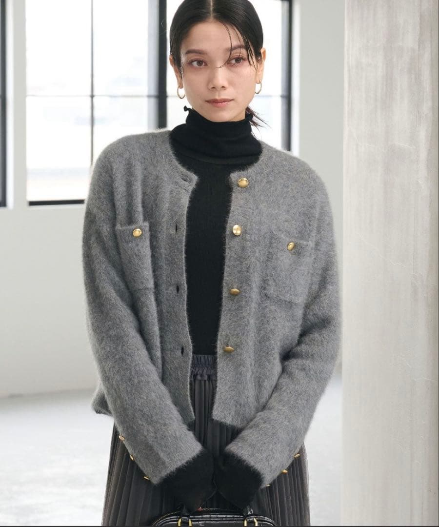 【美品】green label relaxingデイリーエリートカーデ